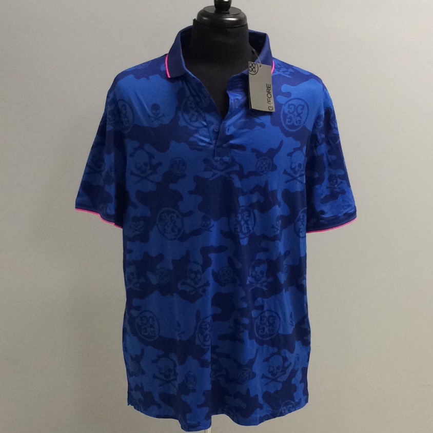 G/Fore Blue Camo Polo